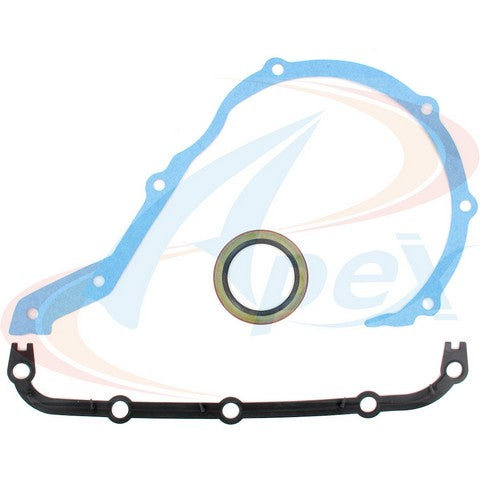 APEX Automobile Parts Inc Engine Timing Cover Gasket Set P/N:ATC4870 Fits: Ford Bronco, Ford Country Sedan, Ford Country Squire, Ford Custom, Ford Custom 500, Ford E-100 Econoline, Ford E-100 Econoline Club Wagon, Ford E-150 Econoline - Image 1