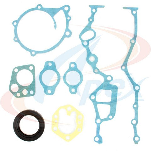 APEX Automobile Parts Inc Engine Timing Cover Gasket Set P/N:ATC5140 Fits: Nissan 720 86-83, Nissan D21 89-86, Nissan Pathfinder 1987, Nissan Van 88-87 - Image 1