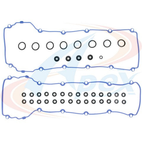 APEX Automobile Parts Inc Engine Valve Cover Gasket Set P/N:AVC1141S Fits: Ford Thunderbird 05-02, Jaguar S-type 02-00, Jaguar Vanden Plas 03-00, Jaguar Xj8 03-00, Jaguar Xjr 03-00, Jaguar Xk8 02-00, Jaguar Xkr 02-00, Lincoln Ls 06-00 - Image 1