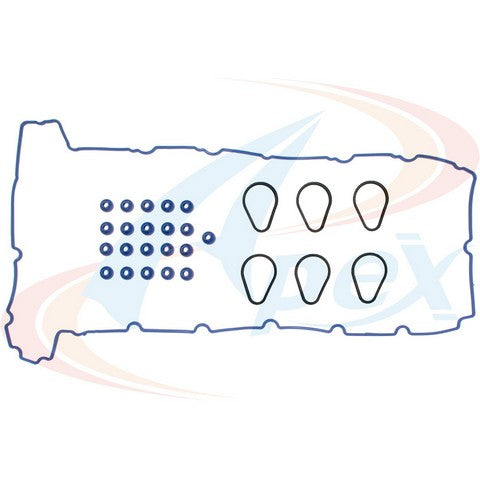 APEX Automobile Parts Inc Engine Valve Cover Gasket Set P/N:AVC329S Fits: Buick Rainier, Chevrolet Trailblazer, Chevrolet Trailblazer Ext, GMC Envoy, GMC Envoy Xl, GMC Envoy Xuv, Isuzu Ascender, Oldsmobile Bravada, Saab 9-7x - Image 1