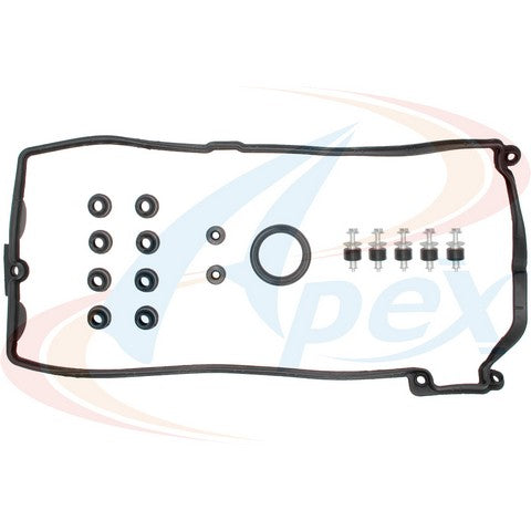 APEX Automobile Parts Inc Engine Valve Cover Gasket Set P/N:AVC963R Fits: BMW 545i 05-04, BMW 550i 10-06, BMW 645ci 05-04, BMW 650i 10-06, BMW 745i 05-02, BMW 745li 05-02, BMW 750i 08-06, BMW 750li 08-06, BMW Alpina B7 08-07, BMW X5 10-04 - Image 1