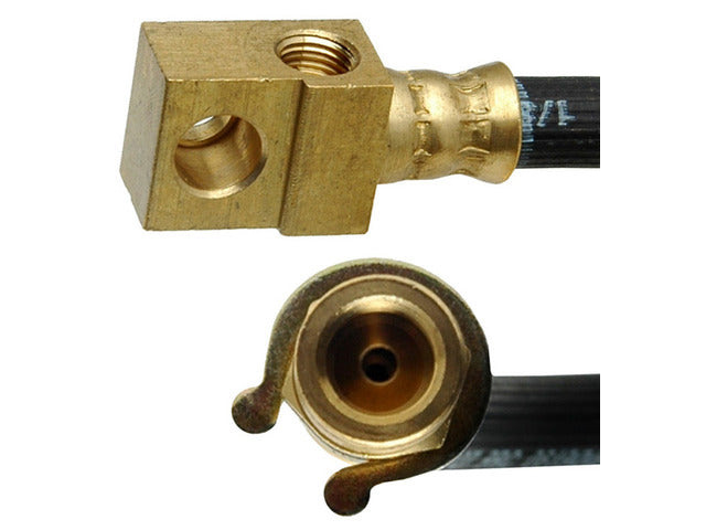 Raybestos Brakes Brake Hydraulic Hose P/N:BH36687 Fits: Chevrolet Bel Air, Chevrolet Biscayne, Chevrolet Brookwood, Chevrolet Caprice, Chevrolet Chevelle, Chevrolet El Camino, Chevrolet Impala, Chevrolet Laguna, Chevrolet Malibu, Chevrolet Monte Carlo - Image 1