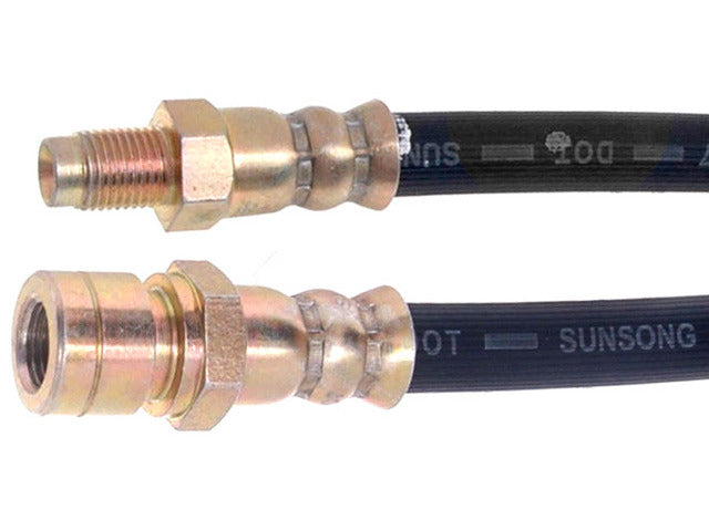 Raybestos Brakes Brake Hydraulic Hose P/N:BH36702 Fits: Audi 100 Series 77-75, Volkswagen Beetle 77-67, Volkswagen Fastback 73-66, Volkswagen Karmann Ghia 74-68, Volkswagen Squareback 73-66 - Image 1