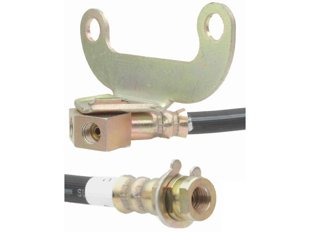 Raybestos Brakes Brake Hydraulic Hose P/N:BH36709 Fits: Ford Elite 76-75, Ford Gran Torino 76-72, Ford Ltd Ii 79-77, Ford Ranchero 79-72, Ford Thunderbird 79-72, Ford Torino 76-72, Lincoln Mark Iv 74-72, Mercury Cougar 79-74, Mercury Montego 76-73 - Image 1