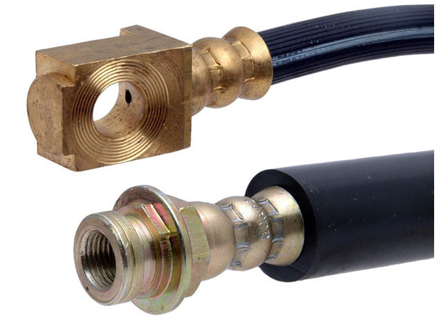 Raybestos Brakes Brake Hydraulic Hose P/N:BH38080 Fits: Buick Skyhawk, Buick Skylark, Buick Somerset, Buick Somerset Regal, Cadillac Cimarron, Chevrolet Beretta, Chevrolet Cavalier, Chevrolet Corsica, Oldsmobile Calais, Oldsmobile Cutlass Calais - Image 1
