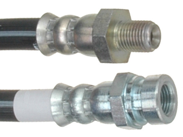 Raybestos Brakes Brake Hydraulic Hose P/N:BH38328 Fits: Chrysler Conquest, Chrysler Sebring, Dodge 2000 Gtx, Dodge Avenger, Dodge Colt, Dodge Conquest, Dodge Power Ram 50, Dodge Stealth, Dodge Stratus, Eagle Summit - Image 1