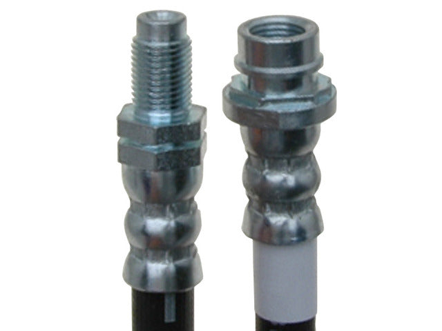 Raybestos Brakes Brake Hydraulic Hose P/N:BH383356 Fits: Volvo S60 18-11, Volvo S80 16-10, Volvo S80 2007, Volvo V60 18-15, Volvo V70 10-08, Volvo Xc70 10-08 - Image 1
