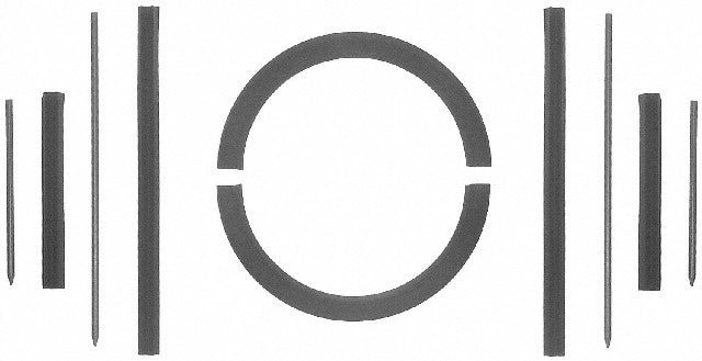 FEL-PRO Engine Crankshaft Seal Kit P/N:BS 6141-3 Fits: Edsel Ranger, Edsel Villager, Ford 300, Ford Club, Ford Country Sedan, Ford Country Squire, Ford Courier Sedan Delivery, Ford Crestline, Ford Custom - Image 1