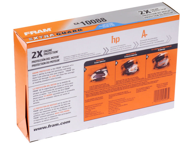 FRAM Engine Air Filter P/N:CA10088 Fits: Dodge Attitude 11-06, Hyundai Accent 11-06, Kia Rio 11-06, Kia Rio5 11-06 - Image 1