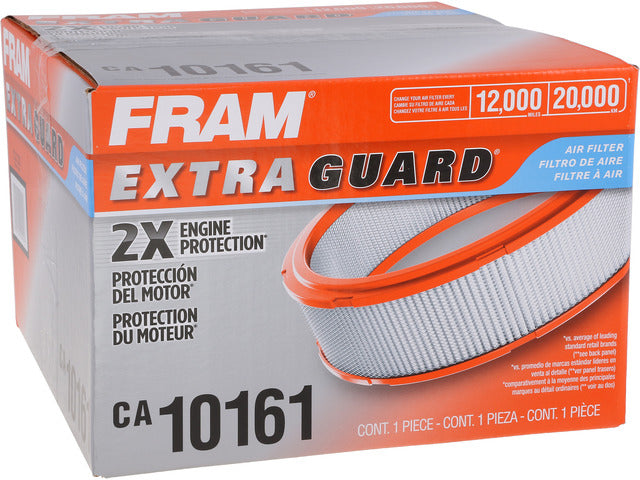 FRAM Engine Air Filter P/N:CA10161 Fits: Chevrolet Silverado 2500 Hd, Chevrolet Silverado 2500 Hd Classic, Chevrolet Silverado 3500, Chevrolet Silverado 3500 Classic, Chevrolet Silverado 3500 Hd, GMC Sierra 2500 Hd, GMC Sierra 2500 Hd Classic - Image 3