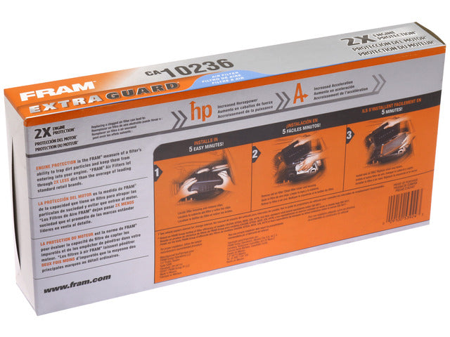 FRAM Engine Air Filter P/N:CA10236 Fits: Audi Q7 15-07, Land Rover Range Rover 09-06, Porsche Cayenne 06-03, Porsche Cayenne 18-08, Volkswagen Touareg 17-04 - Image 1