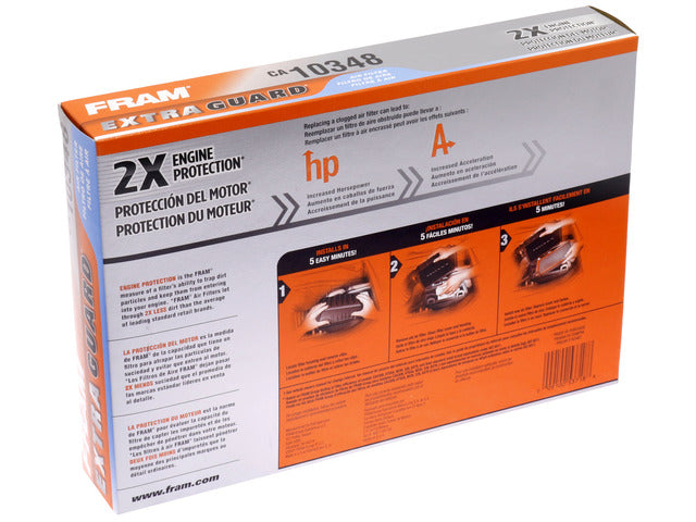 FRAM Engine Air Filter P/N:CA10348 Fits: Jeep Wrangler 17-07, Jeep Wrangler Jk 2018 - Image 1