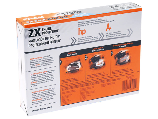 FRAM Engine Air Filter P/N:CA12086 Fits: Scion Ia 2016, Toyota Yaris 20-19, Toyota Yaris Ia 18-17 - Image 1