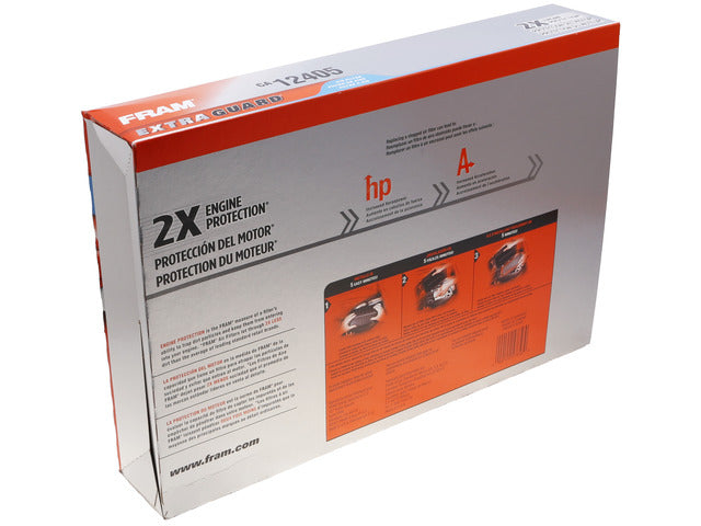 FRAM Engine Air Filter P/N:CA12405 Fits: Cadillac Escalade, Cadillac Escalade Esv, Chevrolet Silverado 1500, Chevrolet Silverado 1500 Ltd, Chevrolet Silverado 2500 Hd, Chevrolet Silverado 3500 Hd, Chevrolet Suburban, Chevrolet Tahoe, GMC Sierra 1500 - Image 1