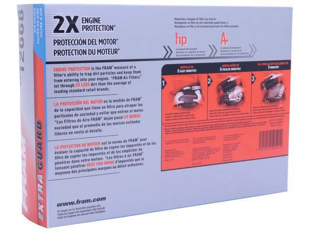 FRAM Engine Air Filter P/N:CA12668 Fits: Mazda 3 25-19, Mazda 3 Sport 25-20, Mazda Cx-30 25-20 - Image 1