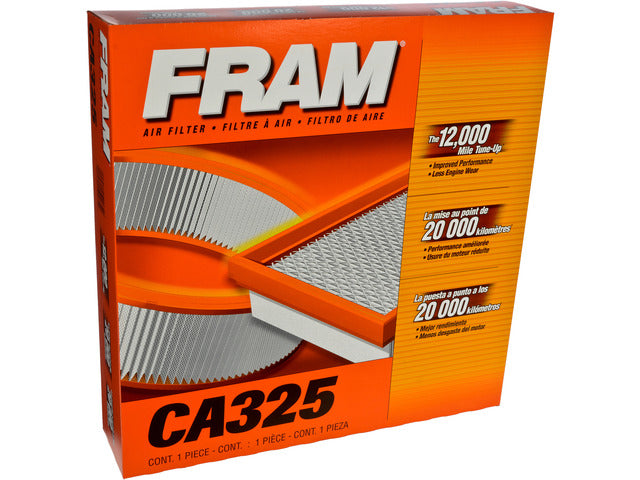 FRAM Engine Air Filter P/N:CA325 Fits: Cadillac Calais 76-68, Cadillac Commercial Chassis 79-68, Cadillac Deville 79-68, Cadillac Eldorado 78-68, Cadillac Fleetwood 79-68 - Image 1