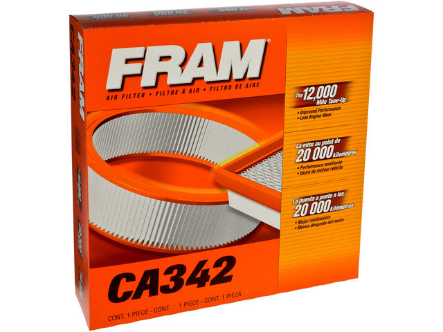 FRAM Engine Air Filter P/N:CA342 Fits: Oldsmobile 442, Oldsmobile 98, Oldsmobile Custom Cruiser, Oldsmobile Cutlass, Oldsmobile Cutlass Supreme, Oldsmobile Delta 88, Oldsmobile F85, Oldsmobile Omega - Image 1
