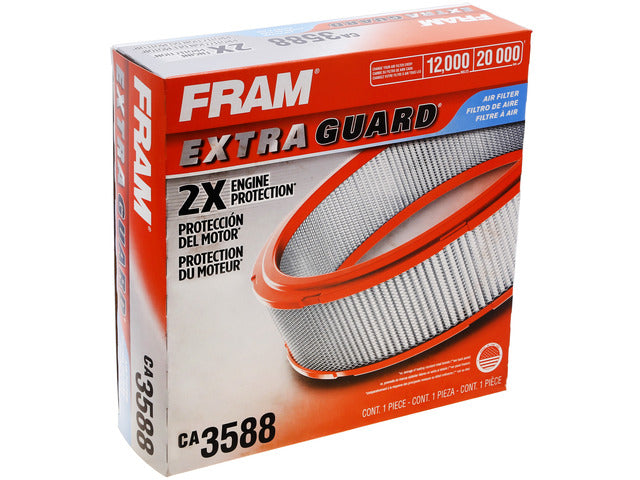 FRAM Engine Air Filter P/N:CA3588 Fits: Buick Century, Buick Lesabre, Buick Regal, Cadillac Commercial Chassis, Cadillac Deville, Cadillac Fleetwood, Checker Marathon, Chevrolet Astro, Chevrolet Bel Air, Chevrolet Camaro - Image 2