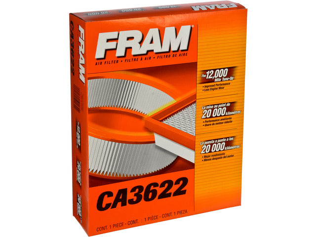 FRAM Engine Air Filter P/N:CA3622 Fits: Buick Skyhawk 84-82, Cadillac Cimarron 1982, Chevrolet Cavalier 84-82, Oldsmobile Firenza 84-82, Pontiac J2000 83-82 - Image 1
