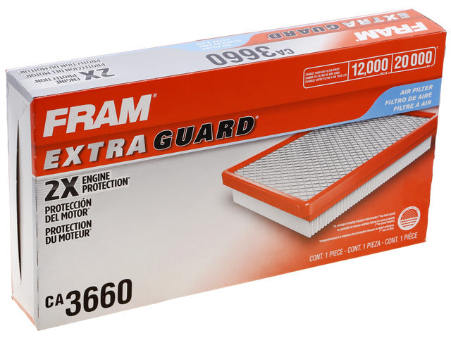 FRAM Engine Air Filter P/N:CA3660 Fits: Audi 4000, Audi Fox, Chrysler Daytona, Chrysler Dynasty, Chrysler E Class, Chrysler Grand Voyager, Chrysler Imperial, Chrysler Laser, Chrysler Lebaron - Image 3