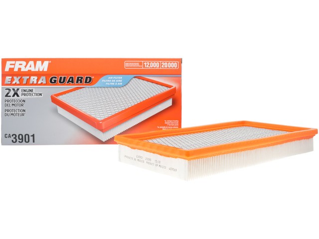 FRAM Engine Air Filter P/N:CA3901 Fits: Chevrolet Camaro, Dodge Dakota, Dodge Durango, Dodge Ram 1500, Dodge Ram 2500, Dodge Ram 3500, Jeep Cherokee, Jeep Comanche, Jeep Wagoneer, Mitsubishi Raider - Image 5