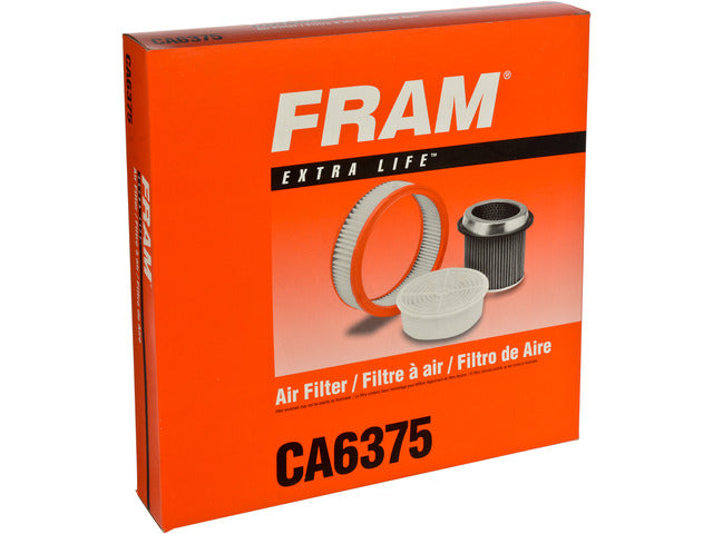 FRAM Engine Air Filter P/N:CA6375 Fits: Asuna Gt 1993, Asuna Se 1993, Opel 1900 75-71, Opel Kadett 1970, Opel Manta 75-73, Opel Opel 73-71, Opel Rallye 1970, Pontiac Lemans 93-88, Pontiac Optima 91-88 - Image 1