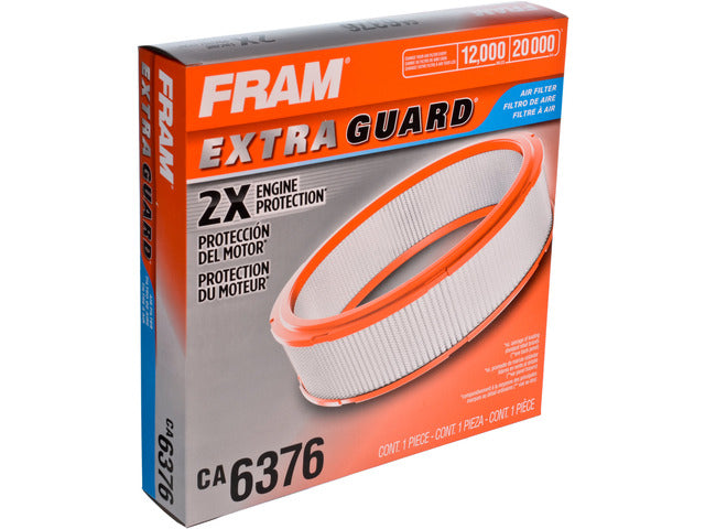 FRAM Engine Air Filter P/N:CA6376 Fits: Chevrolet Metro 00-98, Chevrolet Metro 1992, Chevrolet Sprint 92-87, Geo Metro 97-89, Pontiac Firefly 91-87, Pontiac Firefly 99-94, Suzuki Forsa 1988, Suzuki Swift 97-89 - Image 1