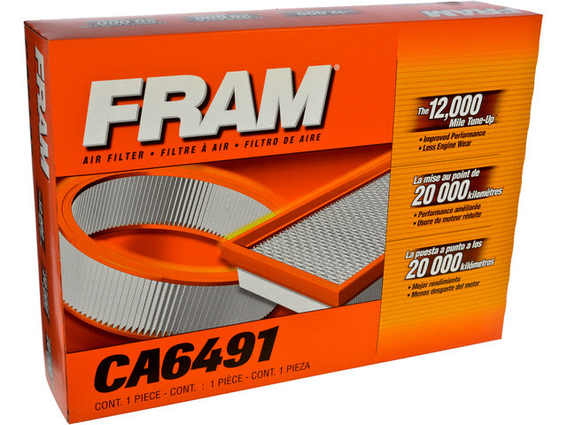FRAM Engine Air Filter P/N:CA6491 Fits: Dodge D100 89-88, Dodge D150 93-88, Dodge D250 93-88, Dodge W100 1989, Dodge W150 93-89 - Image 1