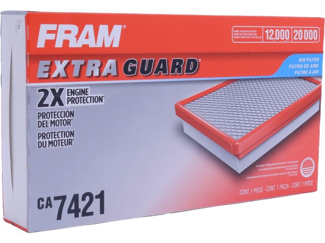 FRAM Engine Air Filter P/N:CA7421 Fits: Chevrolet Astro, Chevrolet Blazer, Chevrolet Camaro, Chevrolet S10, Chevrolet S10 Blazer, GMC Jimmy, GMC Safari, GMC Sonoma, GMC Syclone, GMC Typhoon, Isuzu Hombre, Oldsmobile Bravada, Pontiac Firebird - Image 3