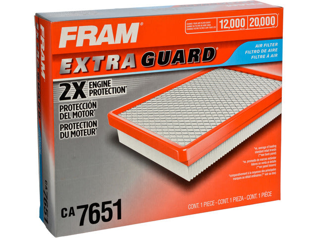 FRAM Engine Air Filter P/N:CA7651 Fits: BMW 530i 95-94, BMW 540i 03-97, BMW 540i 95-94, BMW 740i 01-97, BMW 740i 95-93, BMW 740il 01-93, BMW 840ci 97-94, BMW M5 03-00, BMW X5 06-00, BMW Z8 03-00 - Image 1