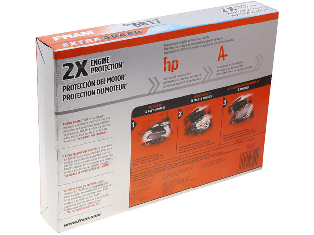FRAM Engine Air Filter P/N:CA8817 Fits: Jeep Commander 10-06, Jeep Grand Cherokee 10-05, Jeep Liberty 07-02 - Image 1