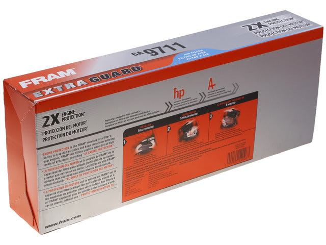 FRAM Engine Air Filter P/N:CA9711 Fits: Audi A3, Audi A3 Quattro, Audi Q3, Audi Q3 Quattro, Audi Tt, Audi Tt Quattro, Volkswagen Beetle, Volkswagen Cc, Volkswagen Eos, Volkswagen Golf - Image 1