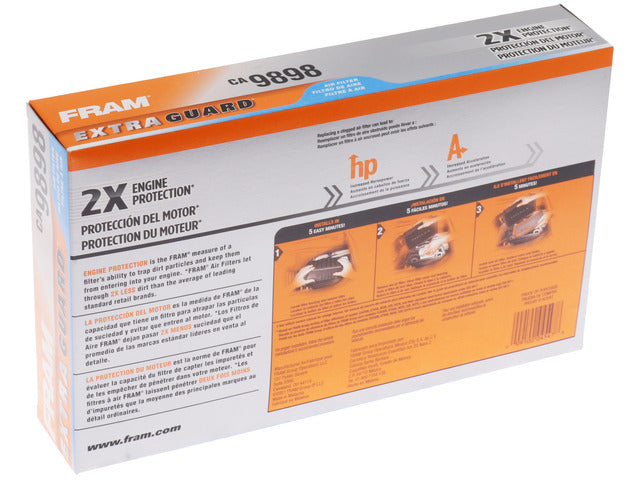FRAM Engine Air Filter P/N:CA9898 Fits: Mazda 3 13-04, Mazda 3 Sport 13-09, Mazda 5 10-06, Mazda 5 17-12 - Image 1