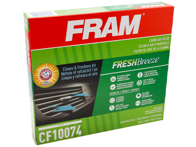 FRAM Cabin Air Filter P/N:CF10074 Fits: Lexus Gs F, Lexus Gs200t, Lexus Gs350, Lexus Gs450h, Lexus Is200t, Lexus Is250, Lexus Is300, Lexus Is350, Lexus Is500, Lexus Rc F, Lexus Rc200t, Lexus Rc300, Lexus Rc350 - Image 3