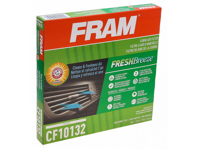 FRAM Cabin Air Filter P/N:CF10132 Fits: Lexus Es330 06-04, Lexus Gx470 09-06, Lexus Rx350 09-07, Lexus Rx400h 08-06, Toyota Avalon 04-00, Toyota Camry 06-02, Toyota Sienna 10-04, Toyota Solara 08-04 - Image 3