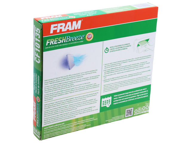 FRAM Cabin Air Filter P/N:CF10135 Fits: Acura Csx 2006, Acura El 00-97, Acura El 05-02, Acura Rsx 06-02, Honda Civic 05-01, Honda Cr-v 06-02, Honda Element 11-03 - Image 1