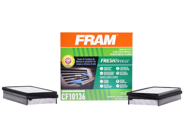 FRAM Cabin Air Filter P/N:CF10136 Fits: Buick Rendezvous 07-02, Buick Terraza 07-05, Chevrolet Uplander 09-05, Chevrolet Venture 05-01, Oldsmobile Silhouette 04-01, Pontiac Aztek 05-01, Pontiac Montana 09-01, Saturn Relay 07-05 - Image 5