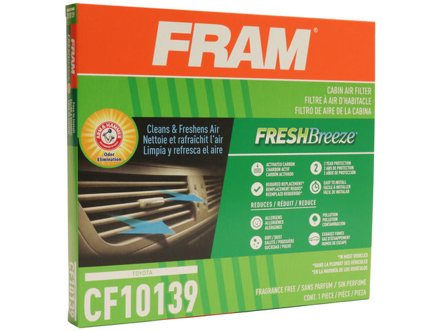 FRAM Cabin Air Filter P/N:CF10139 Fits: Scion Tc 10-05, Scion Xa 06-04, Scion Xb 06-04, Toyota Echo 05-00, Toyota Rav4 05-01 - Image 3
