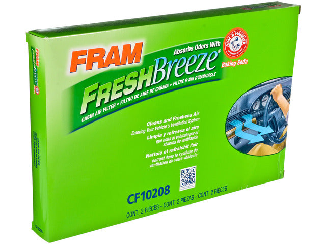 FRAM Cabin Air Filter P/N:CF10208 Fits: Audi A6 11-06, Audi A6 Quattro 11-05, Audi R8 12-08, Audi R8 15-14, Audi S6 11-07 - Image 2