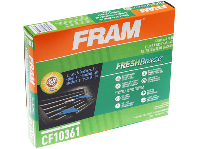 FRAM Cabin Air Filter P/N:CF10361 Fits: Chevrolet Cobalt 10-05, Chevrolet Hhr 11-06, Pontiac G5 10-07, Pontiac Pursuit 06-05, Saturn Ion 07-03 - Image 3