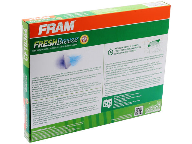 FRAM Cabin Air Filter P/N:CF10364 Fits: Chrysler 300 10-05, Dodge Challenger 10-08, Dodge Charger 10-06, Dodge Magnum 08-05 - Image 1