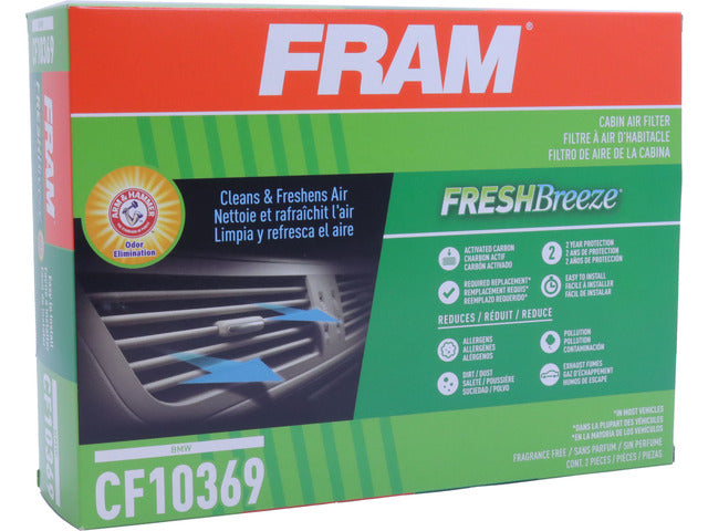 FRAM Cabin Air Filter P/N:CF10369 Fits: BMW 525i 03-01, BMW 528i 00-97, BMW 530i 03-01, BMW 540i 03-97, BMW M5 03-00 - Image 3