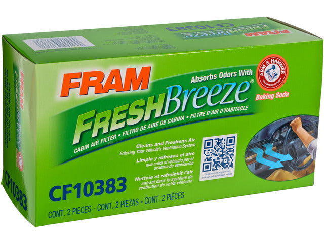 FRAM Cabin Air Filter P/N:CF10383 Fits: Subaru Baja 06-03, Subaru Legacy 04-00, Subaru Outback 04-00 - Image 1