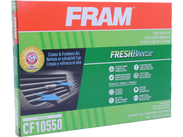 FRAM Cabin Air Filter P/N:CF10550 Fits: Nissan Rogue 13-08, Nissan Rogue Select 15-14, Nissan Sentra 12-07 - Image 3