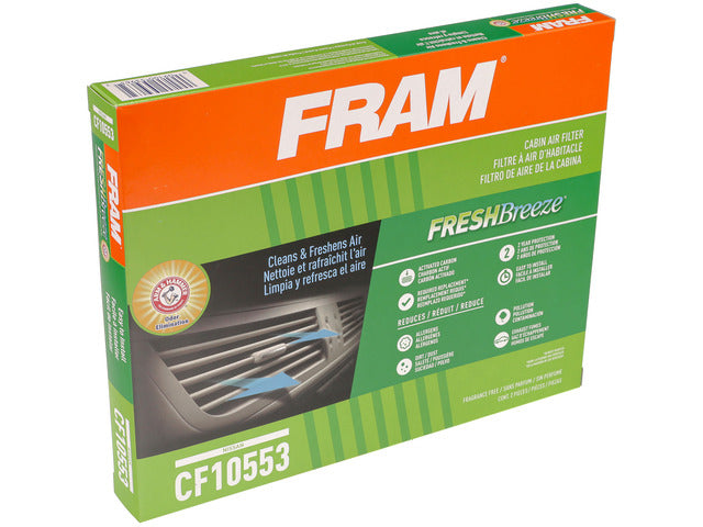 FRAM Cabin Air Filter P/N:CF10553 Fits: Nissan Frontier 21-05, Nissan Nv1500 15-12, Nissan Nv2500 15-12, Nissan Nv3500 15-12, Nissan Pathfinder 12-05, Nissan Xterra 15-05, Suzuki Equator 12-09 - Image 3