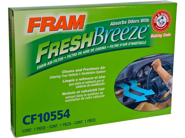 FRAM Cabin Air Filter P/N:CF10554 Fits: Infiniti I30 01-00, Infiniti I35 04-02, Nissan Maxima 03-00 - Image 1