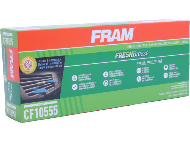 FRAM Cabin Air Filter P/N:CF10555 Fits: Infiniti G20 02-99, Infiniti Qx4 03-97, Nissan Altima 01-98, Nissan Pathfinder 04-97, Nissan Pathfinder Armada 2004 - Image 3