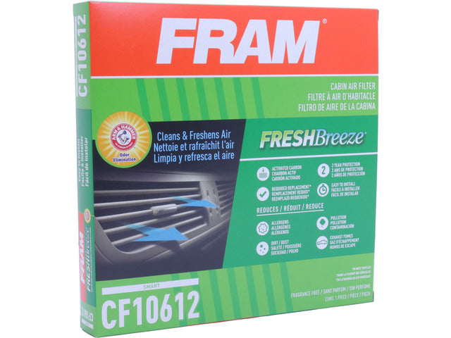 FRAM Cabin Air Filter P/N:CF10612 Fits: Smart Eq Fortwo 2019, Smart Fortwo 18-08 - Image 3