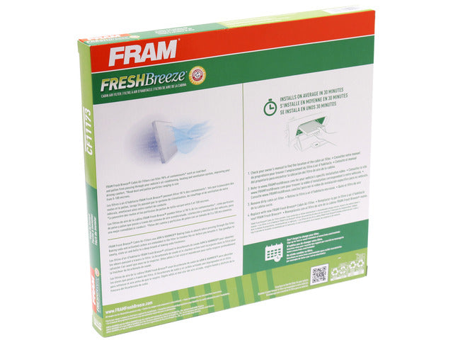 FRAM Cabin Air Filter P/N:CF11173 Fits: Nissan Altima 12-07, Nissan Maxima 14-09, Nissan Murano 14-09, Nissan Quest 17-11 - Image 1