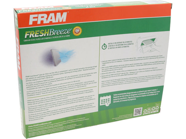 FRAM Cabin Air Filter P/N:CF11174 Fits: Ford Fusion 12-10, Lincoln Mkz 12-10, Mercury Milan 11-10 - Image 1